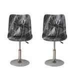 Toy Spiders And Cobweb Print Bar Stool Covers