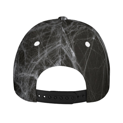 Toy Spiders And Cobweb Print Baseball Cap