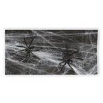 Toy Spiders And Cobweb Print Beach Towel