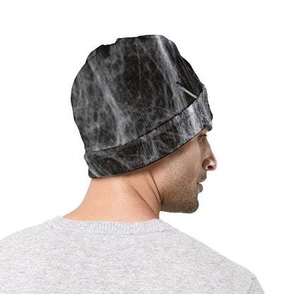 Toy Spiders And Cobweb Print Beanie