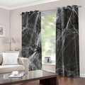 Toy Spiders And Cobweb Print Dimout Grommet Curtains
