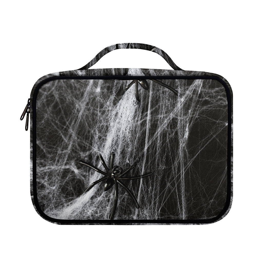 Toy Spiders And Cobweb Print Briefcase Bible Bag
