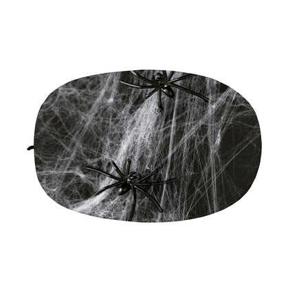 Toy Spiders And Cobweb Print Car Side Mirror Covers
