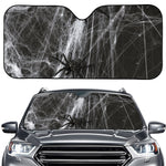 Toy Spiders And Cobweb Print Car Windshield Sun Shade