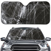 Toy Spiders And Cobweb Print Car Windshield Sun Shade