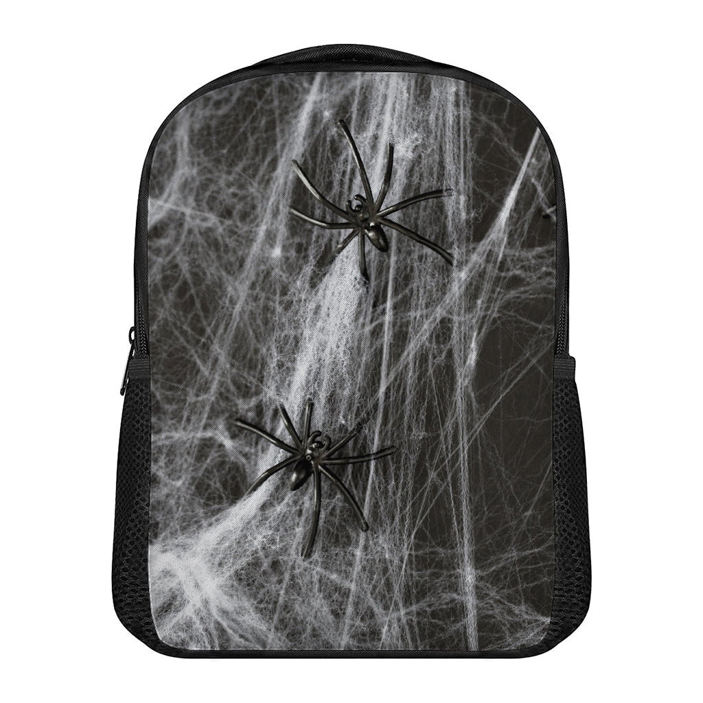 Toy Spiders And Cobweb Print Casual Backpack