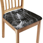 Toy Spiders And Cobweb Print Chair Cushion Cover