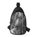 Toy Spiders And Cobweb Print Sling Bag
