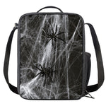 Toy Spiders And Cobweb Print Crossbody Lunch Bag
