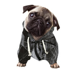 Toy Spiders And Cobweb Print Dog Zip Up Hoodie