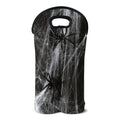 Toy Spiders And Cobweb Print Double Neoprene Wine Tote