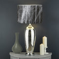Toy Spiders And Cobweb Print Drum Lamp Shade
