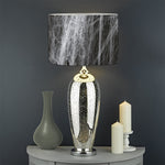 Toy Spiders And Cobweb Print Drum Lamp Shade