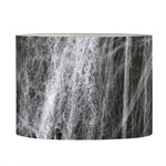 Toy Spiders And Cobweb Print Drum Lamp Shade