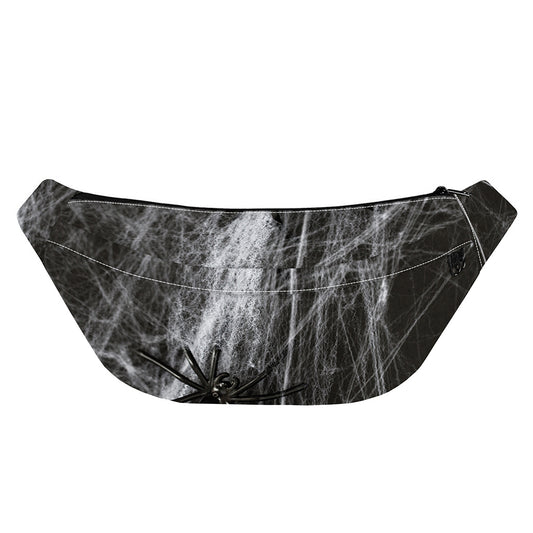 Toy Spiders And Cobweb Print Fanny Pack