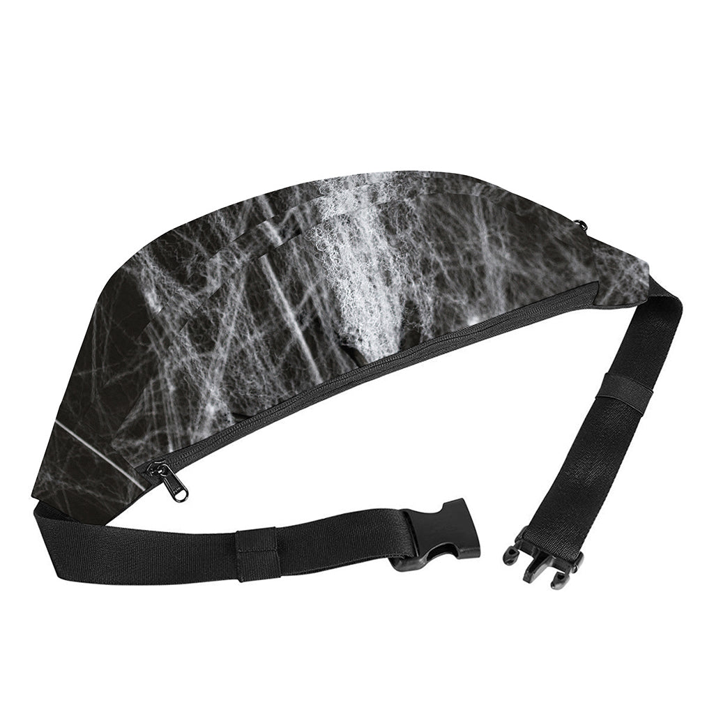 Toy Spiders And Cobweb Print Fanny Pack