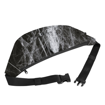 Toy Spiders And Cobweb Print Fanny Pack