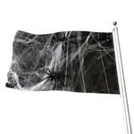 Toy Spiders And Cobweb Print Flag