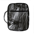 Toy Spiders And Cobweb Print Front Pocket Bible Bag