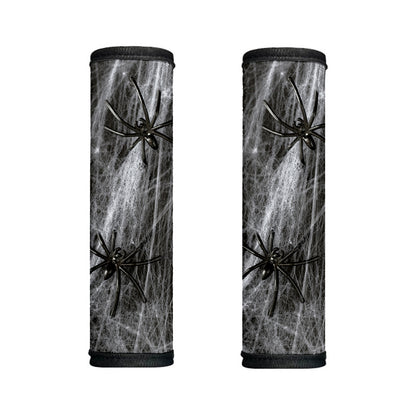 Toy Spiders And Cobweb Print Handle Covers