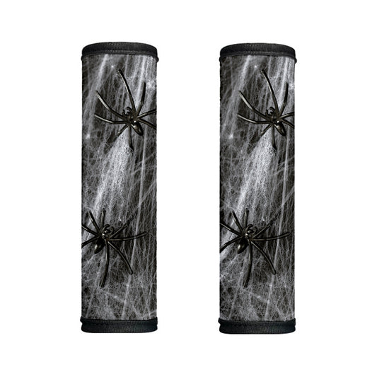 Toy Spiders And Cobweb Print Handle Covers