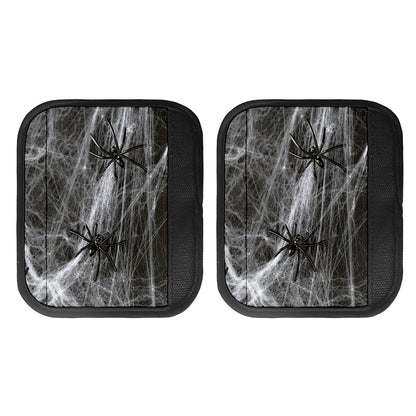 Toy Spiders And Cobweb Print Handle Covers