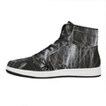 Toy Spiders And Cobweb Print High Top Leather Sneakers