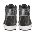 Toy Spiders And Cobweb Print High Top Leather Sneakers