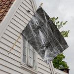 Toy Spiders And Cobweb Print House Flag