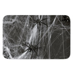 Toy Spiders And Cobweb Print Indoor Door Mat