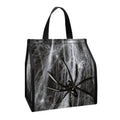 Toy Spiders And Cobweb Print Insulated Lunch Tote