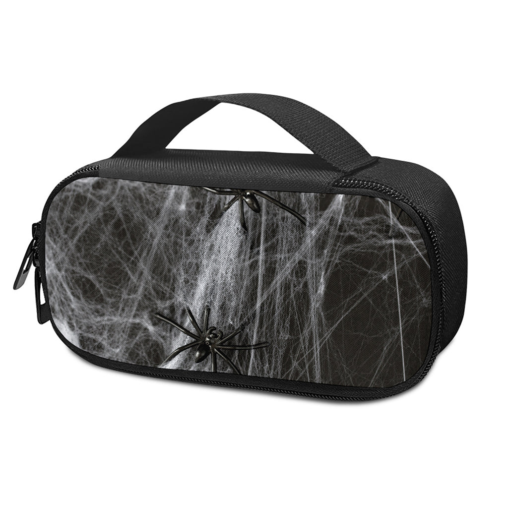 Toy Spiders And Cobweb Print Insulin Cooler Travel Case