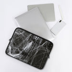 Toy Spiders And Cobweb Print Laptop Sleeve