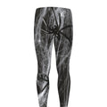 Toy Spiders And Cobweb Print Men's Leggings