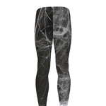 Toy Spiders And Cobweb Print Men's leggings