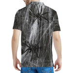 Toy Spiders And Cobweb Print Men's Polo Shirt