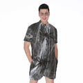 Toy Spiders And Cobweb Print Men's Romper