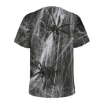 Toy Spiders And Cobweb Print Men's Sports T-Shirt