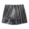 Toy Spiders And Cobweb Print Mesh Shorts