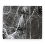 Toy Spiders And Cobweb Print Mouse Pad