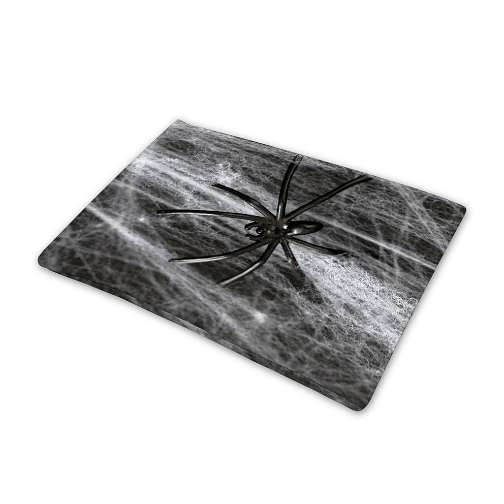 Toy Spiders And Cobweb Print Pet Cooling Mat Cover