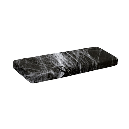 Toy Spiders And Cobweb Print Piano Keyboard Cover