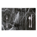 Toy Spiders And Cobweb Print Placemat