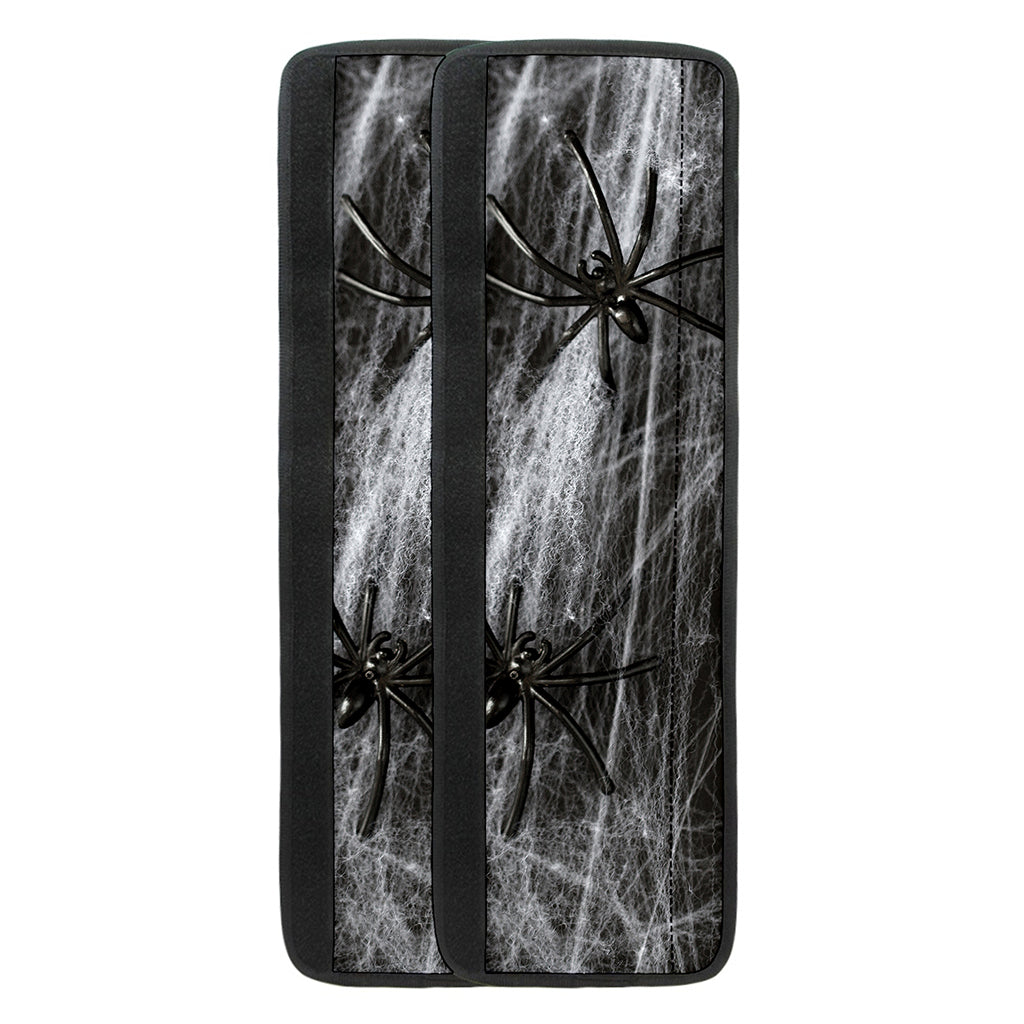 Toy Spiders And Cobweb Print Refrigerator Handle Covers