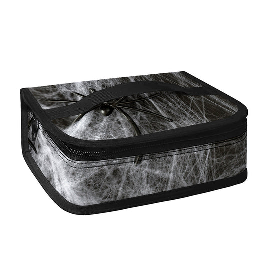 Toy Spiders And Cobweb Print Small Lunch Bag