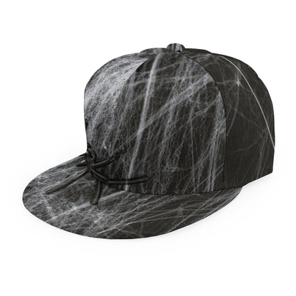 Toy Spiders And Cobweb Print Snapback Cap