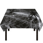 Toy Spiders And Cobweb Print Tablecloth