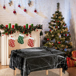 Toy Spiders And Cobweb Print Tablecloth