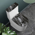 Toy Spiders And Cobweb Print Toilet Lid And Tank Cover Set