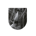 Toy Spiders And Cobweb Print Toilet Lid Cover